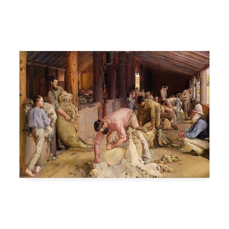 Tom Roberts 'Shearing The Rams' Canvas Art,22x32